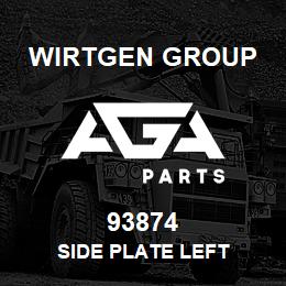 93874 Wirtgen Group SIDE PLATE LEFT | AGA Parts