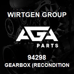 94298 Wirtgen Group GEARBOX (RECONDITIONED) | AGA Parts