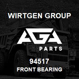 94517 Wirtgen Group FRONT BEARING | AGA Parts