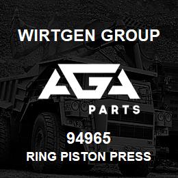 94965 Wirtgen Group RING PISTON PRESS | AGA Parts