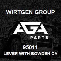 95011 Wirtgen Group LEVER WITH BOWDEN CABLE | AGA Parts