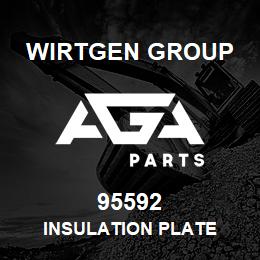 95592 Wirtgen Group INSULATION PLATE | AGA Parts