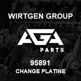 95891 Wirtgen Group CHANGE PLATINE | AGA Parts