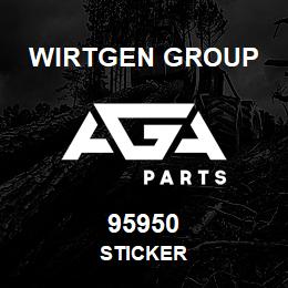 95950 Wirtgen Group STICKER | AGA Parts