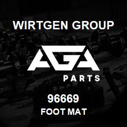 96669 Wirtgen Group FOOT MAT | AGA Parts