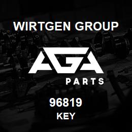 96819 Wirtgen Group KEY | AGA Parts