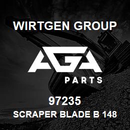 97235 Wirtgen Group SCRAPER BLADE B 148 L | AGA Parts