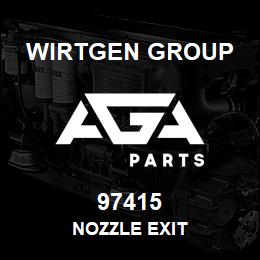 97415 Wirtgen Group NOZZLE EXIT | AGA Parts