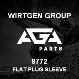 9772 Wirtgen Group FLAT PLUG SLEEVE | AGA Parts