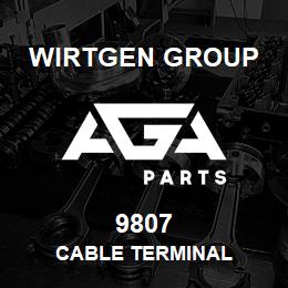 9807 Wirtgen Group CABLE TERMINAL | AGA Parts