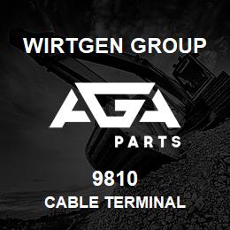 9810 Wirtgen Group CABLE TERMINAL | AGA Parts