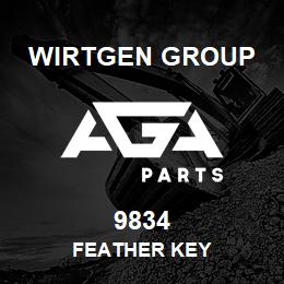 9834 Wirtgen Group FEATHER KEY | AGA Parts