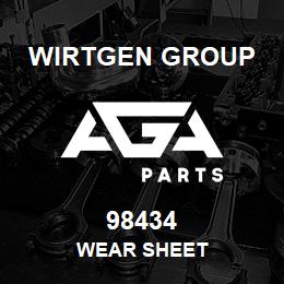 98434 Wirtgen Group WEAR SHEET | AGA Parts