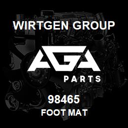 98465 Wirtgen Group FOOT MAT | AGA Parts