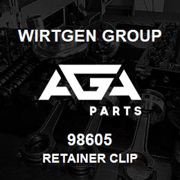 98605 Wirtgen Group RETAINER CLIP | AGA Parts