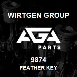 9874 Wirtgen Group FEATHER KEY | AGA Parts