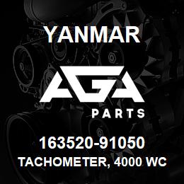 163520-91050 Yanmar TACHOMETER, 4000 WC | AGA Parts