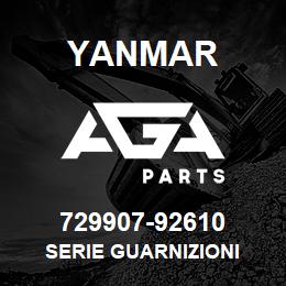 729907-92610 Yanmar SERIE GUARNIZIONI | AGA Parts