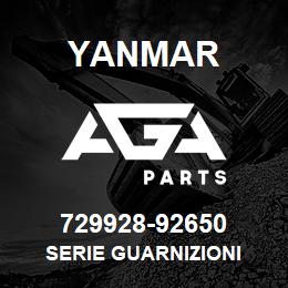 729928-92650 Yanmar SERIE GUARNIZIONI | AGA Parts