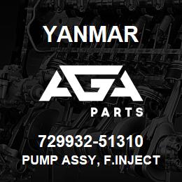 729932-51310 Yanmar PUMP ASSY, F.INJECT | AGA Parts