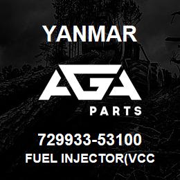 729933-53100 Yanmar FUEL INJECTOR(VCC | AGA Parts