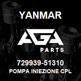 729939-51310 Yanmar POMPA INIEZIONE CPL | AGA Parts