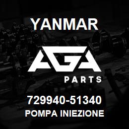 729940-51340 Yanmar POMPA INIEZIONE | AGA Parts