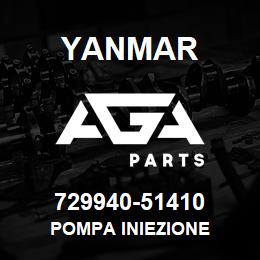 729940-51410 Yanmar POMPA INIEZIONE | AGA Parts