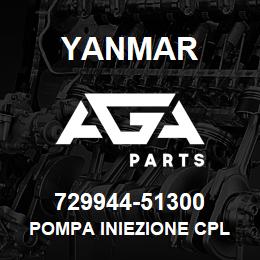 729944-51300 Yanmar POMPA INIEZIONE cpl | AGA Parts