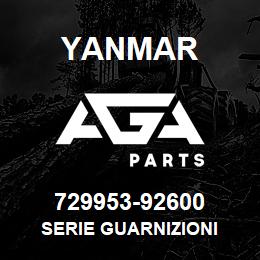 729953-92600 Yanmar SERIE GUARNIZIONI | AGA Parts