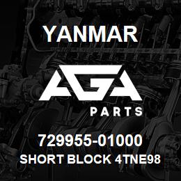 729955-01000 Yanmar SHORT BLOCK 4TNE98 | AGA Parts