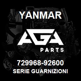 729968-92600 Yanmar SERIE GUARNIZIONI | AGA Parts