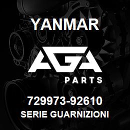 729973-92610 Yanmar SERIE GUARNIZIONI | AGA Parts