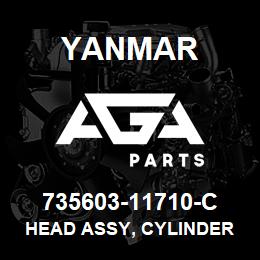 735603-11710-C Yanmar HEAD ASSY, CYLINDER | AGA Parts