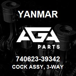 740623-39342 Yanmar COCK ASSY, 3-WAY | AGA Parts