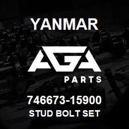 746673-15900 Yanmar stud bolt set | AGA Parts