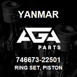 746673-22501 Yanmar ring set, piston | AGA Parts