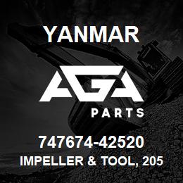 747674-42520 Yanmar impeller & tool, 205 | AGA Parts