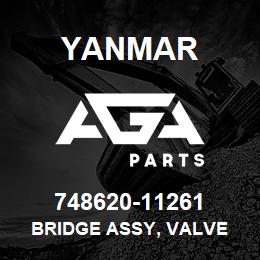 748620-11261 Yanmar BRIDGE ASSY, VALVE | AGA Parts