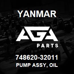 748620-32011 Yanmar PUMP ASSY, OIL | AGA Parts