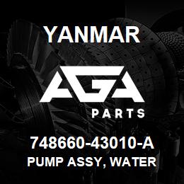 748660-43010-A Yanmar PUMP ASSY, WATER | AGA Parts