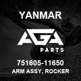 751605-11650 Yanmar arm assy, rocker | AGA Parts