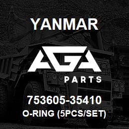 753605-35410 Yanmar o-ring (5PCS/SET) | AGA Parts