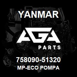 758090-51320 Yanmar MP-ECO POMPA | AGA Parts