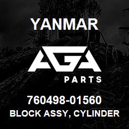 760498-01560 Yanmar block assy, cylinder | AGA Parts