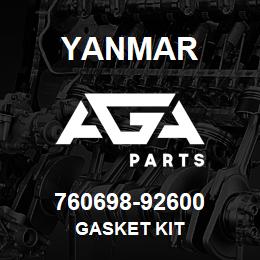 760698-92600 Yanmar gasket kit | AGA Parts