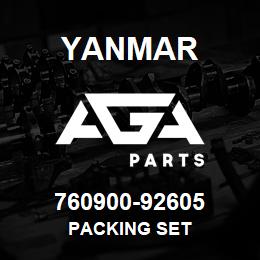 760900-92605 Yanmar PACKING SET | AGA Parts