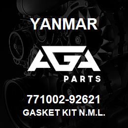 771002-92621 Yanmar gasket kit n.m.l. | AGA Parts