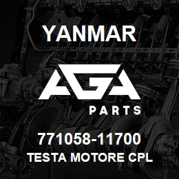 771058-11700 Yanmar TESTA MOTORE cpl | AGA Parts