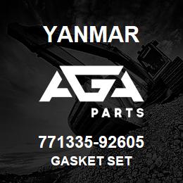 771335-92605 Yanmar GASKET SET | AGA Parts